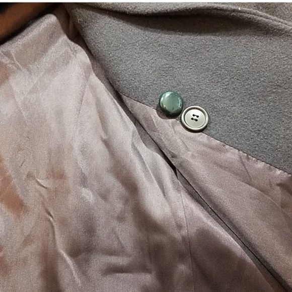 VINTAGE 60’S LARRY LEVINE WOOL & CASHMERE LONG WOOL COAT OFFERS ACCEPTED - Picture 7 of 7